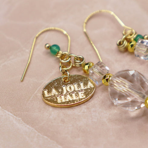 【Shining Like Stardust】水晶 ピアス