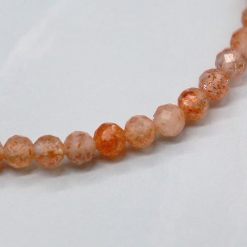 【Green Light Sunshine】ペリドット×サンストーン×ローズクォーツ ブレスレット