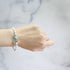 【Be Loved Turquoise】ターコイズ×スモーキークォーツ×マグネサイト ブレスレット