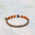 【对斋浦尔的渴望】玳瑁天珠 x 橙色东陵玉 x 烟晶手链