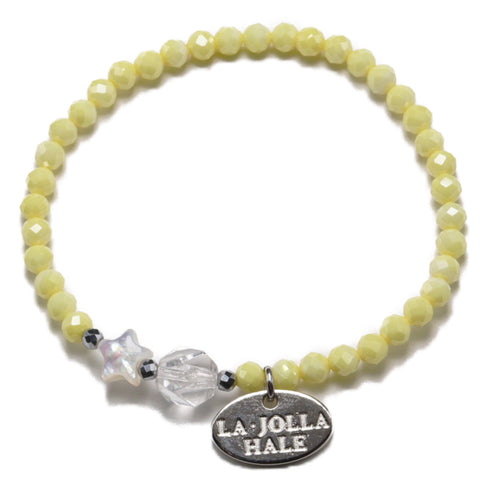 【Baby ☆ Kids Collection】ホワイトシェル×ジルコニア ブレスレット