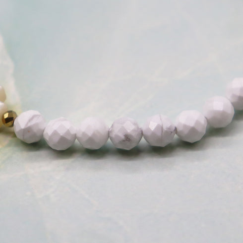 【Be Loved Turquoise】ターコイズ×ビアクォーツ×タンザナイト×パール×ラブラドライト ブレスレット