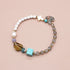 【Be Loved Turquoise】ターコイズ×ビアクォーツ×タンザナイト×パール×ラブラドライト ブレスレット