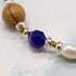 【星空碎片】三眼天珠×青金石×锆石×硅化木手链