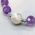 【Moon Lady Amethyst】亀甲天珠×アメシスト×フォスフォシデライト ブレスレット