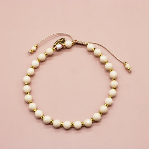 【Little Things for Summer】 リバーストーン×マグネサイト アンクレット