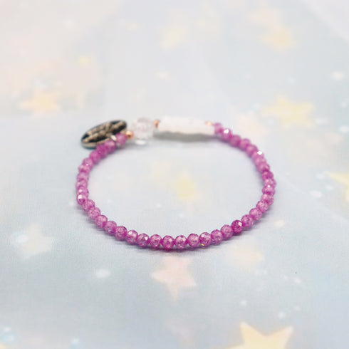 【Baby ☆ Kids Collection】マザーオブパール×ジルコニア ブレスレット