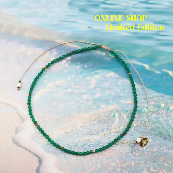 【ONLINE SHOP限定】グリーンアゲート×タイガーアイ×マグネサイト ネックレス