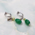 【绿光阳光】橄榄石 x 绿玛瑙耳环