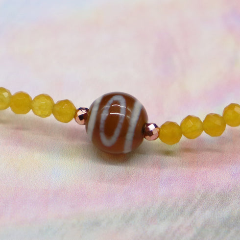 【ONLINE SHOP限定】【CLEAN UP】天地天珠×ホワイトシェル×アコヤパール ブレスレット