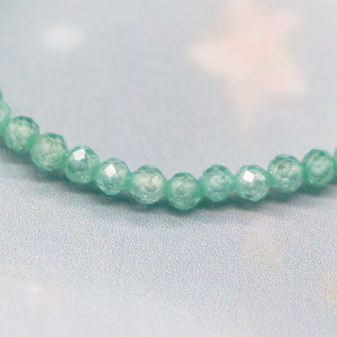 【Baby ☆ Kids Collection】ホワイトシェル×ジルコニア ブレスレット