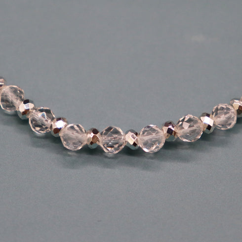 【Green Light Sunshine】水紋天珠×ペリドット×水晶 ブレスレット