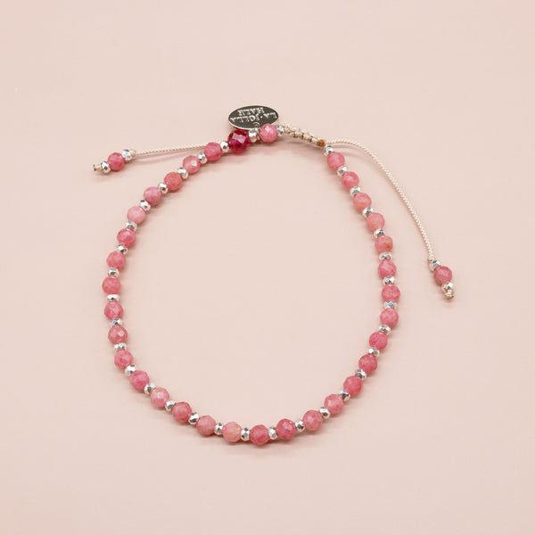 【Flames of Crimson】ロードナイト×人工ルビー アンクレット