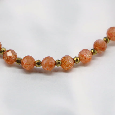 【美人鱼泪珠】玳瑁天珠 x 珍珠 x 日长石 x 虎眼石手链