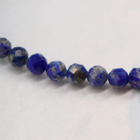 【星空碎片】青金石 x 拉长石 x 黑贝壳 x 粉色托帕石手链