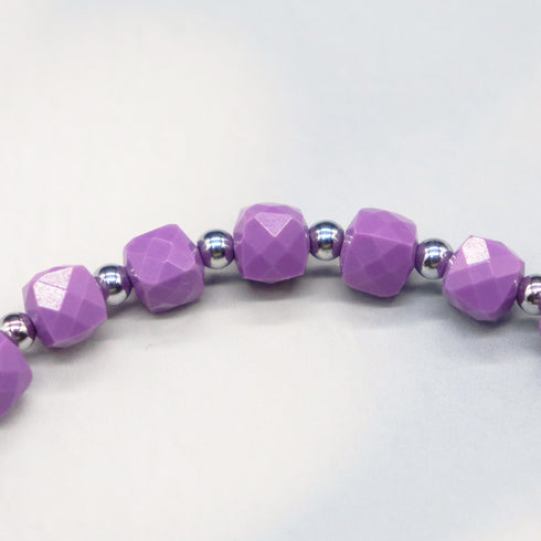 【Moon Lady Amethyst】亀甲天珠×アメシスト×フォスフォシデライト ブレスレット