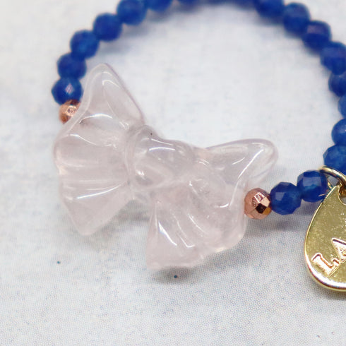 【Blooming Pink Roses】ローズクォーツ×クォーツァイト リング