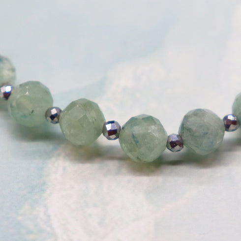 【如蜜糖般甜蜜】玳瑁天珠、黄水晶、蓝晶石、红虎眼石手链