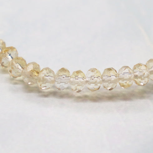 【Like a Honey Candy】水紋天珠×シトリン×アメトリン×バロックパール ブレスレット