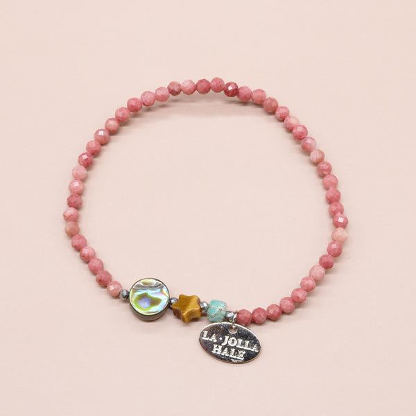 【Be Loved Turquoise】ターコイズ×アバロニシェル×シリシャスシスト ブレスレット