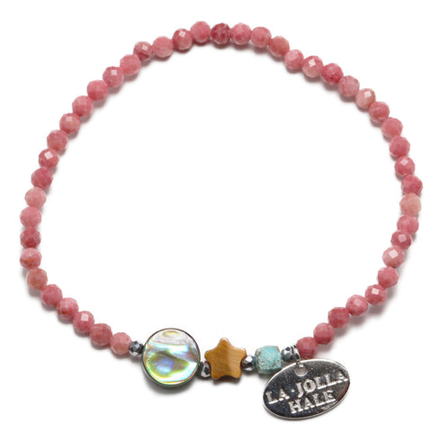 【Be Loved Turquoise】ターコイズ×アバロニシェル×シリシャスシスト ブレスレット