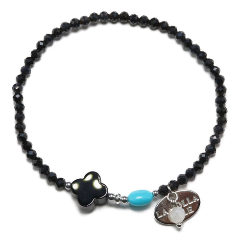 【ONLINE SHOP限定】【Be Loved Turquoise】キングマンターコイズ×オニキス ブレスレット