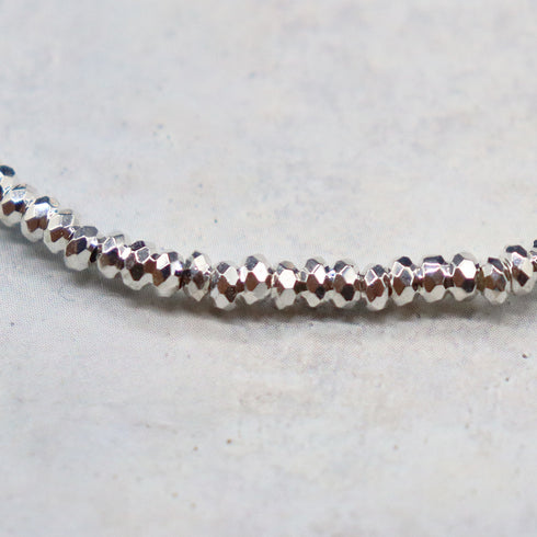 【Be Loved Turquoise】キングマンターコイズ×マザーオブパール×シルバーヘマタイト ブレスレット