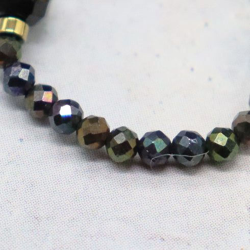 【Be Loved Turquoise】キングマンターコイズ×オニキス×ブラックスピネル リング