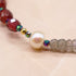 【打开首饰盒!】水波纹天珠 x 香槟石榴石 x 亚马逊石 x 拉长石手链