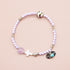 【Moon Lady Amethyst】水紋天珠×ラベンダーアメシスト×ジルコニア×マザーオブパール ブレスレット