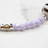 【Moon Lady Amethyst】水紋天珠×ラベンダーアメシスト×ジルコニア×マザーオブパール ブレスレット