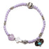 【Moon Lady Amethyst】水紋天珠×ラベンダーアメシスト×ジルコニア×マザーオブパール ブレスレット