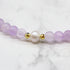 【月亮女神紫水晶】玳瑁天珠 x 薰衣草紫水晶 x 拉长石手链
