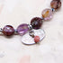 【Moon Lady Amethyst】ガーデンアメシスト×ホワイトシェル×ローズクォーツ ブレスレット