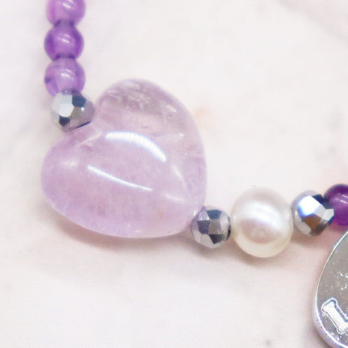 【Moon Lady Amethyst】ラベンダーアメシスト×アメシスト リング