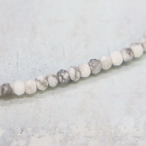 【Deep Sea Party】Black Aquamarine x Aquamarine x Magnesite Bracelet