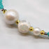 【Mermaid Teardrops】Tortoise Shell Dzi Bead × Pearl × Amazonite Bracelet
