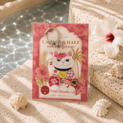 【POPO】LUCKY CAT アクリルキーホルダー ノーマルタイプ