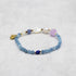 【Starry Sky Fragment】Tortoise Shell Dzi Bead x Lapis Lazuli x Aquamarine x Lavender Amethyst Bracelet