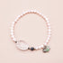 【Blooming Pink Roses】Rose Quartz × Mother of Pearl × Terahertz Bracelet