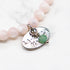【Blooming Pink Roses】Rose Quartz × Mother of Pearl × Terahertz Bracelet