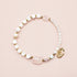 【Blooming Pink Roses】 Rose Quartz × Mother of Pearl × Pearl Bracelet