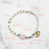 【Blooming Pink Roses】 Rose Quartz × Mother of Pearl × Pearl Bracelet