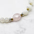 【Blooming Pink Roses】 Rose Quartz × Mother of Pearl × Pearl Bracelet