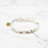 【Blooming Pink Roses】 Rose Quartz × Mother of Pearl × Pearl Bracelet