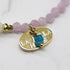 【Blooming Pink Roses】 Rose Quartz × Kunzite × Baroque Pearl Bracelet