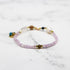【Blooming Pink Roses】 Rose Quartz × Kunzite × Baroque Pearl Bracelet