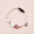 【ONLINE SHOP限定】【Blooming Pink Roses】水蓮花天珠×ローズクォーツ×パール ブレスレット