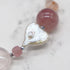 【ONLINE SHOP限定】【Blooming Pink Roses】水蓮花天珠×ローズクォーツ×パール ブレスレット