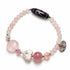 【ONLINE SHOP限定】【Blooming Pink Roses】水蓮花天珠×ローズクォーツ×パール ブレスレット